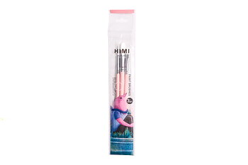 HIMI penslar – 3 rosa penslar / HIMI Brush Set of 3 Pink Edition