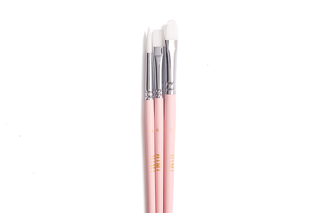 HIMI penslar – 3 rosa penslar / HIMI Brush Set of 3 Pink Edition - 2