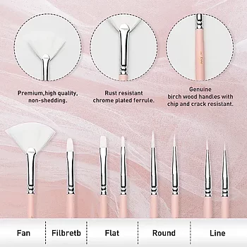 HIMI penselset – 8 penslar / HIMI Brush Set of 8