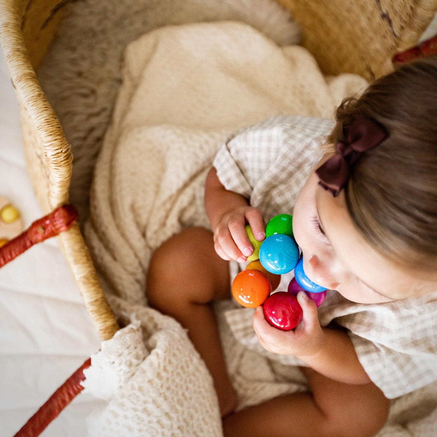 Montessori leksaker – Pedagogiska leksaker i naturmaterial för baby och barn  - 3