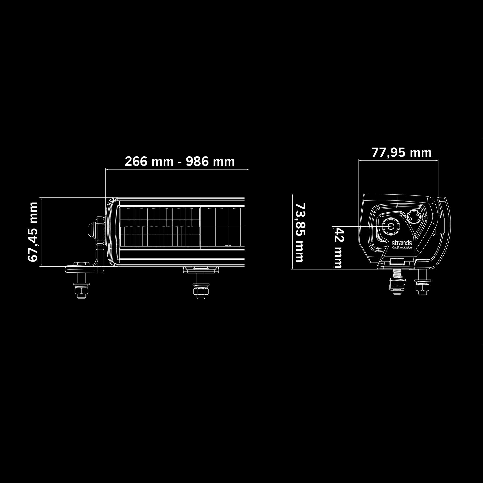 Skylord EXP 40" 352W LED-ramp - 4
