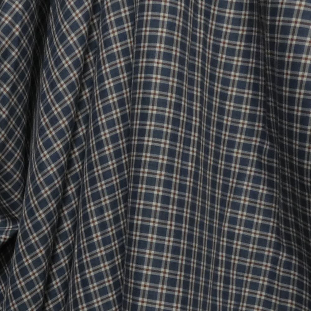 Thin Flanell, checked blue brown