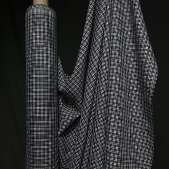 Thin Flanell, checked blue brown