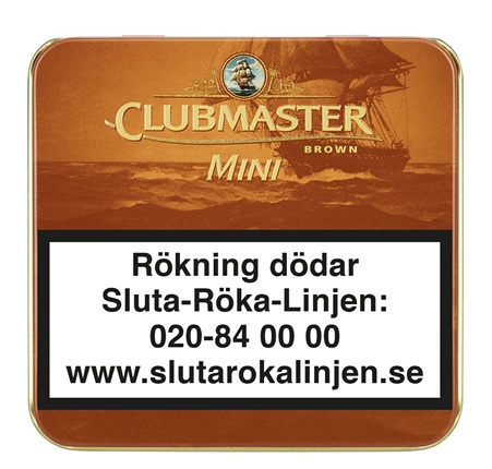 Clubmaster Mini Brown Cigariller Limpa 10x20p