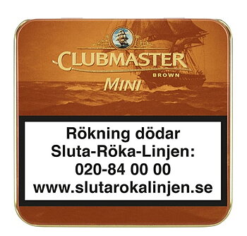 Clubmaster Mini Brown Cigariller Limpa 5x20p