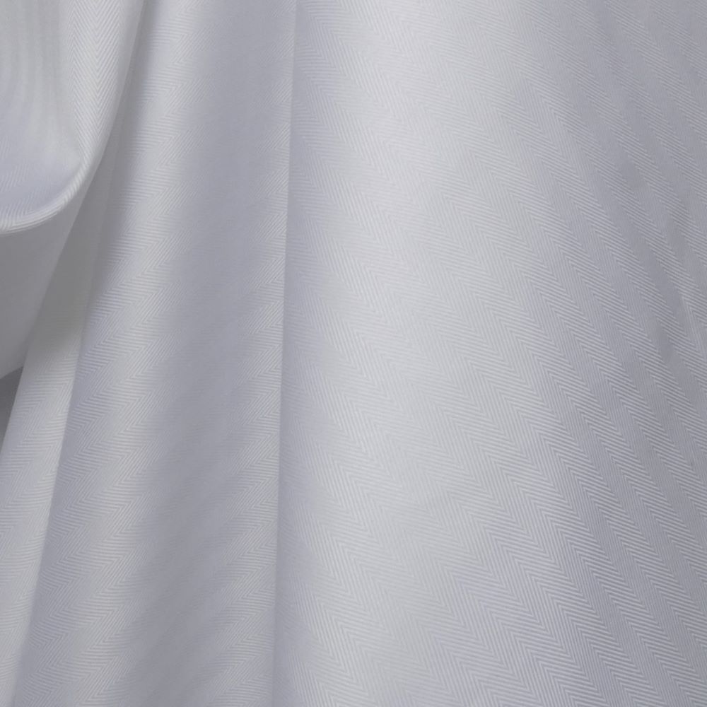 Royal Dobby Shirt Fabric - White - 2