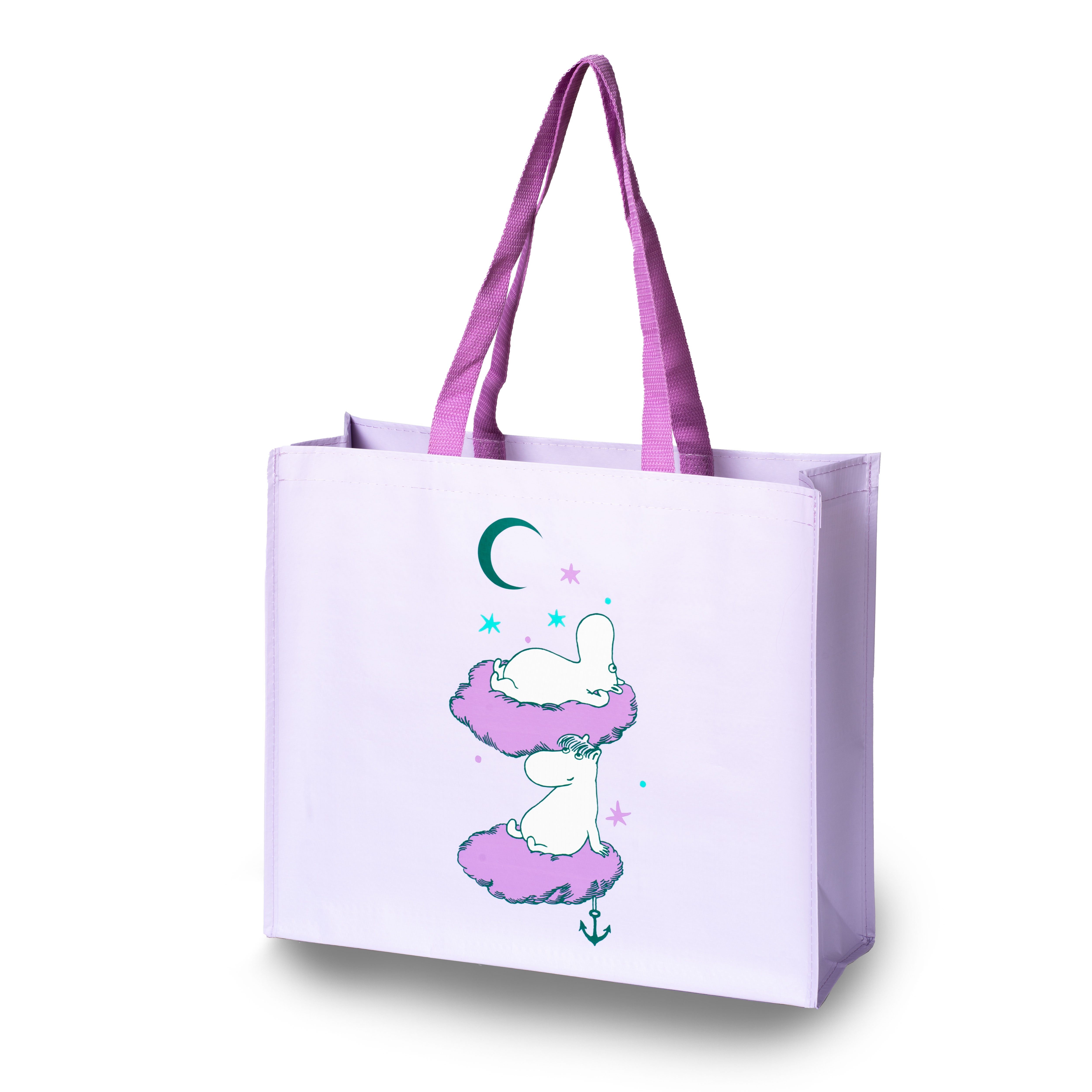 Moomin Shopping Bag - 41x35 cm - Moomin Clouds