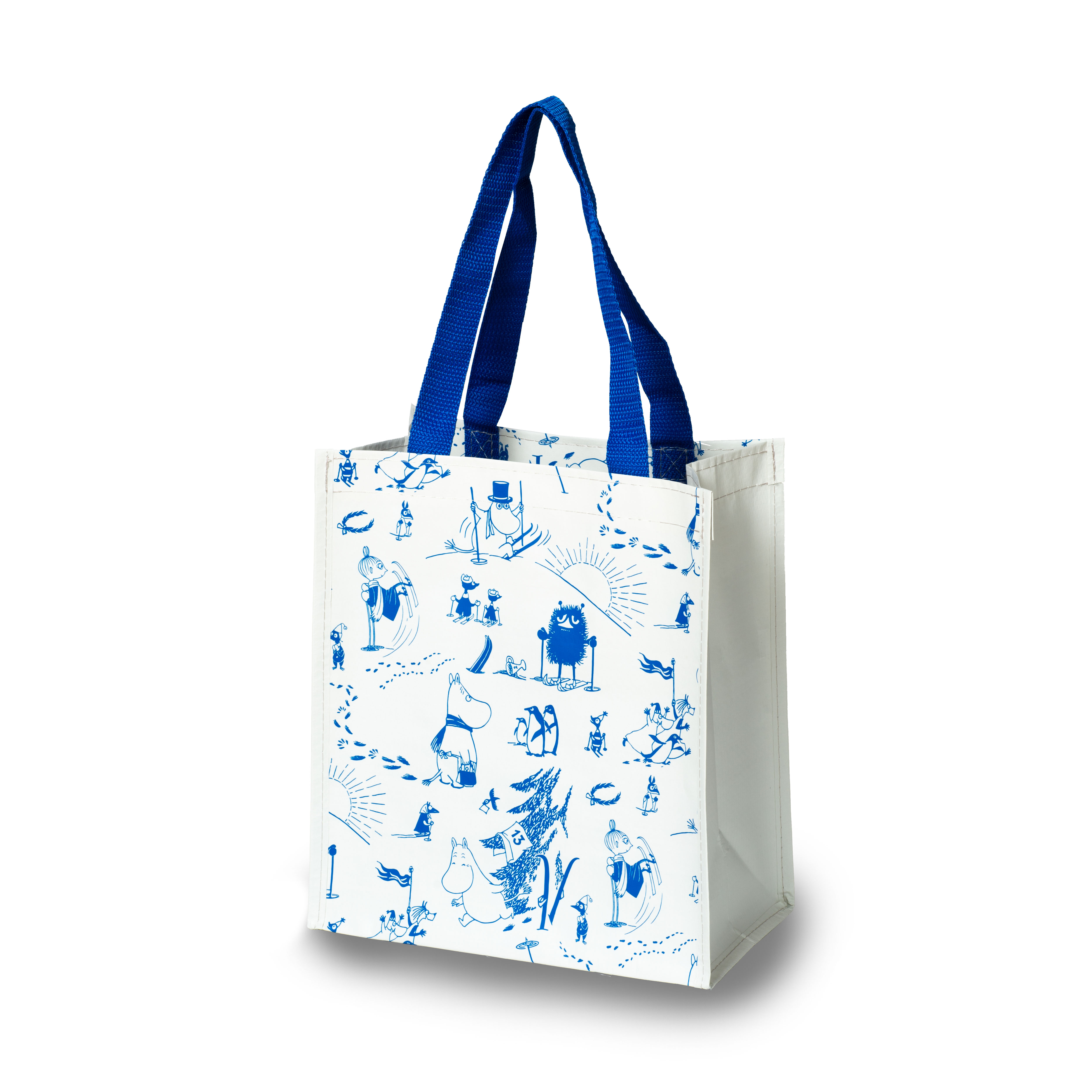 Moomin Shopping Bag 25x28 cm - Moomin Skiing