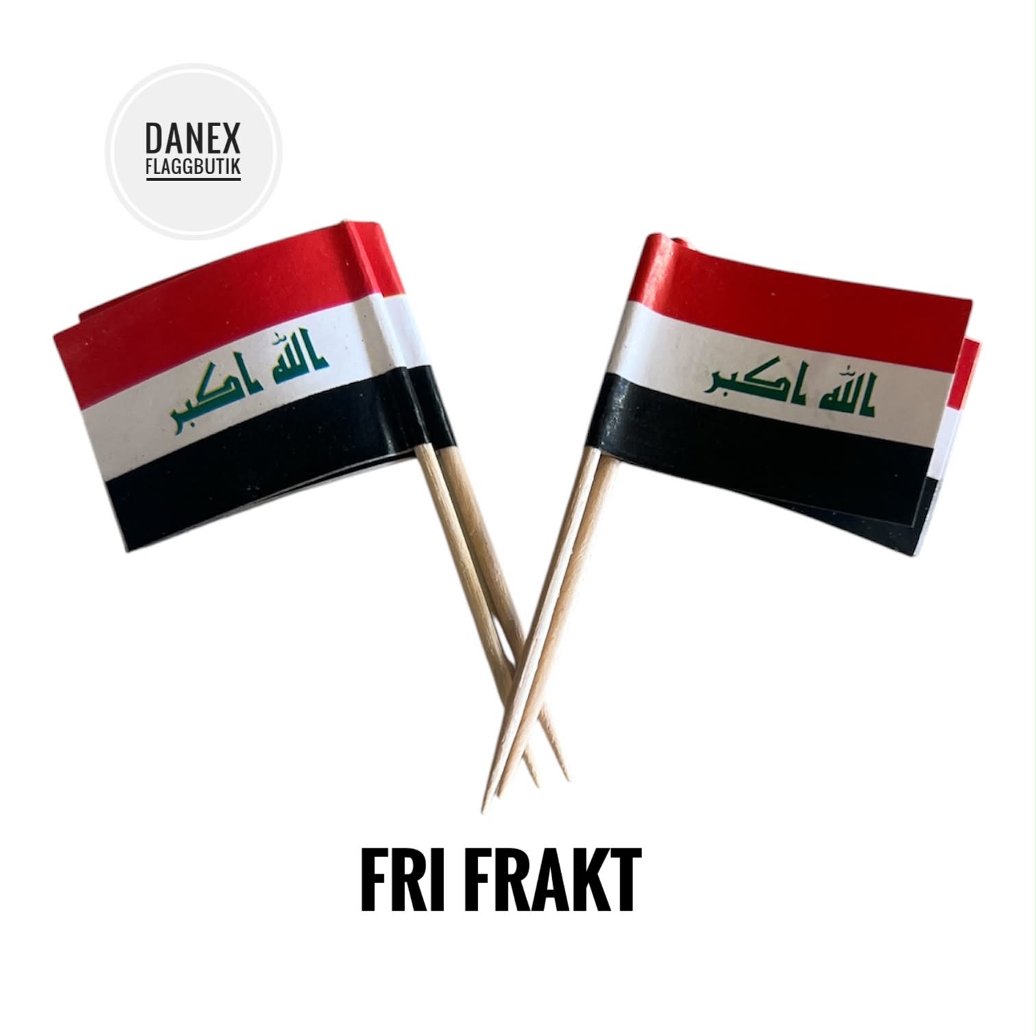 Tårtflaggor Irak (10st)