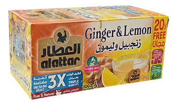 Ingefära & Citron 20 tepåsar
