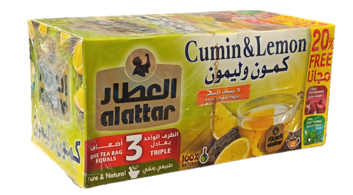 Kummin & Citron 20 tepåsar