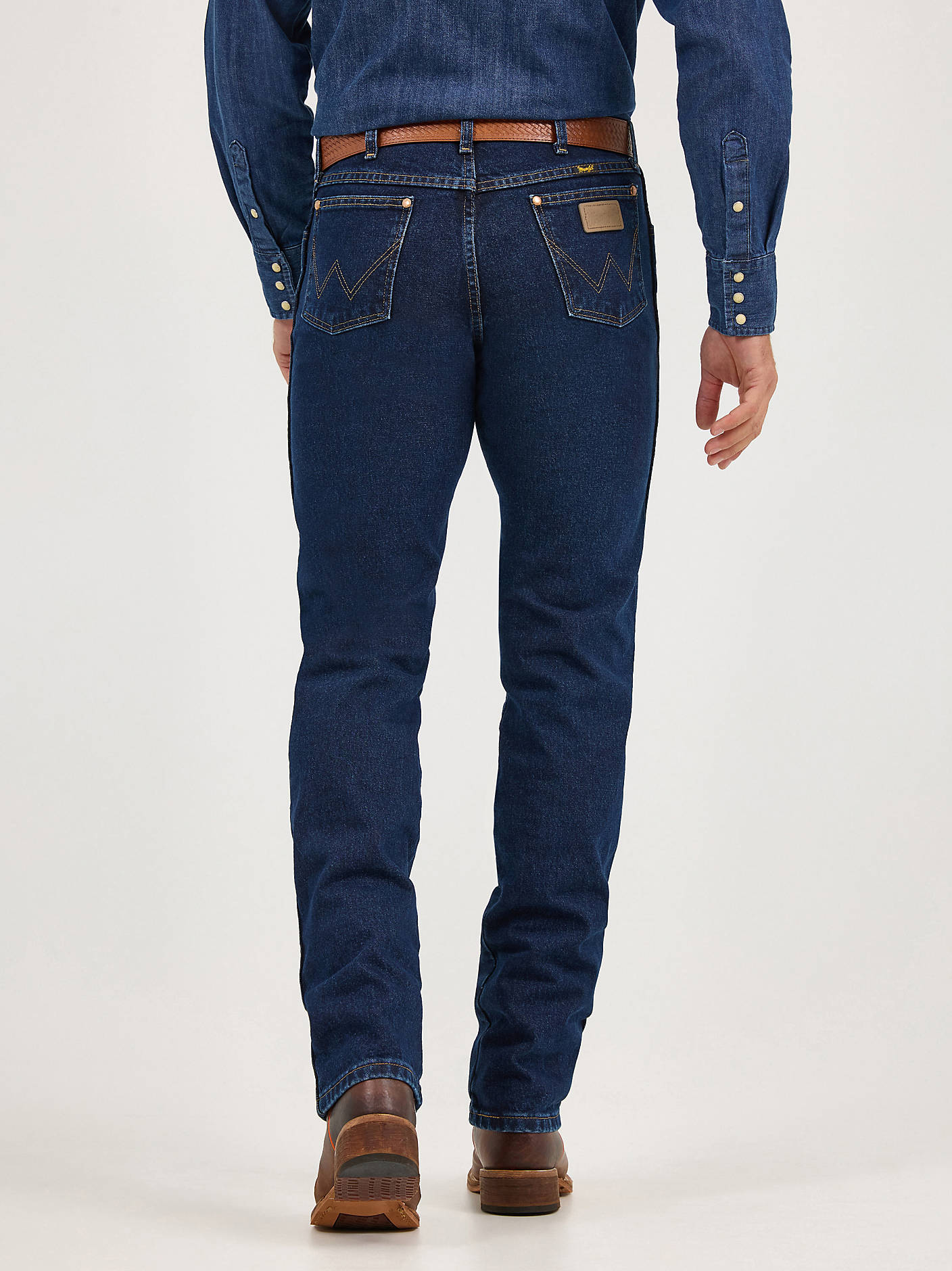 13 MWZ wrangler cowboycut dark stone - 4