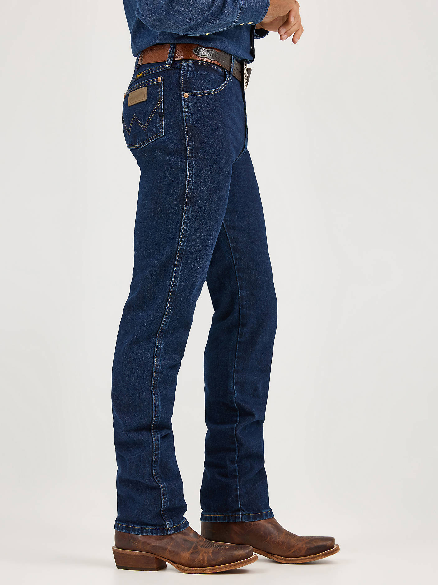13 MWZ wrangler cowboycut dark stone - 6