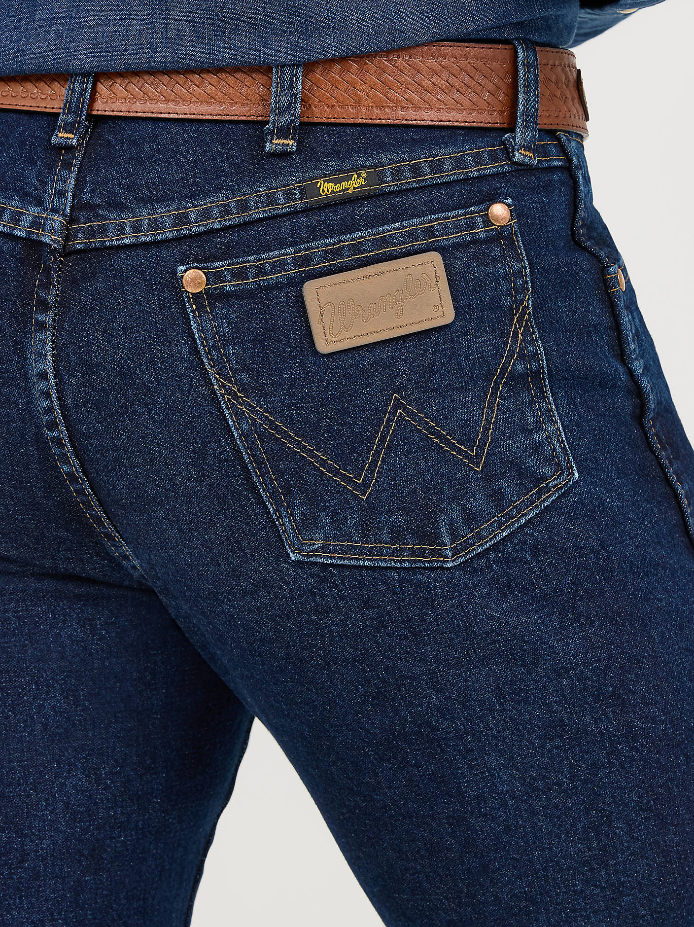 13 MWZ wrangler cowboycut dark stone - 8