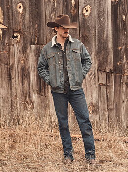 13 MWZ wrangler cowboycut dark stone