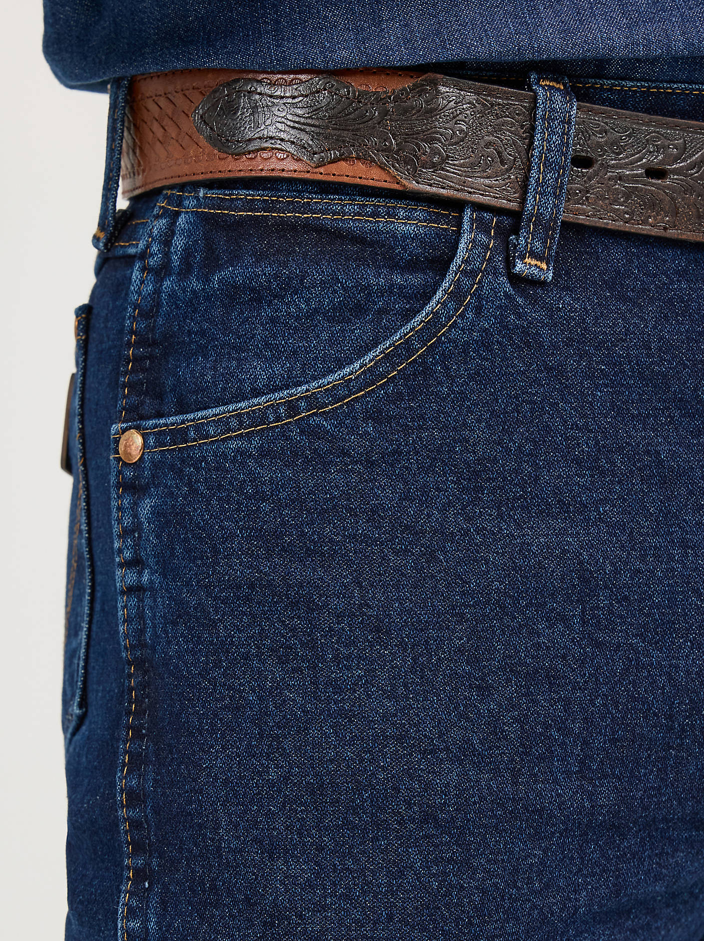 13 MWZ wrangler cowboycut dark stone - 7