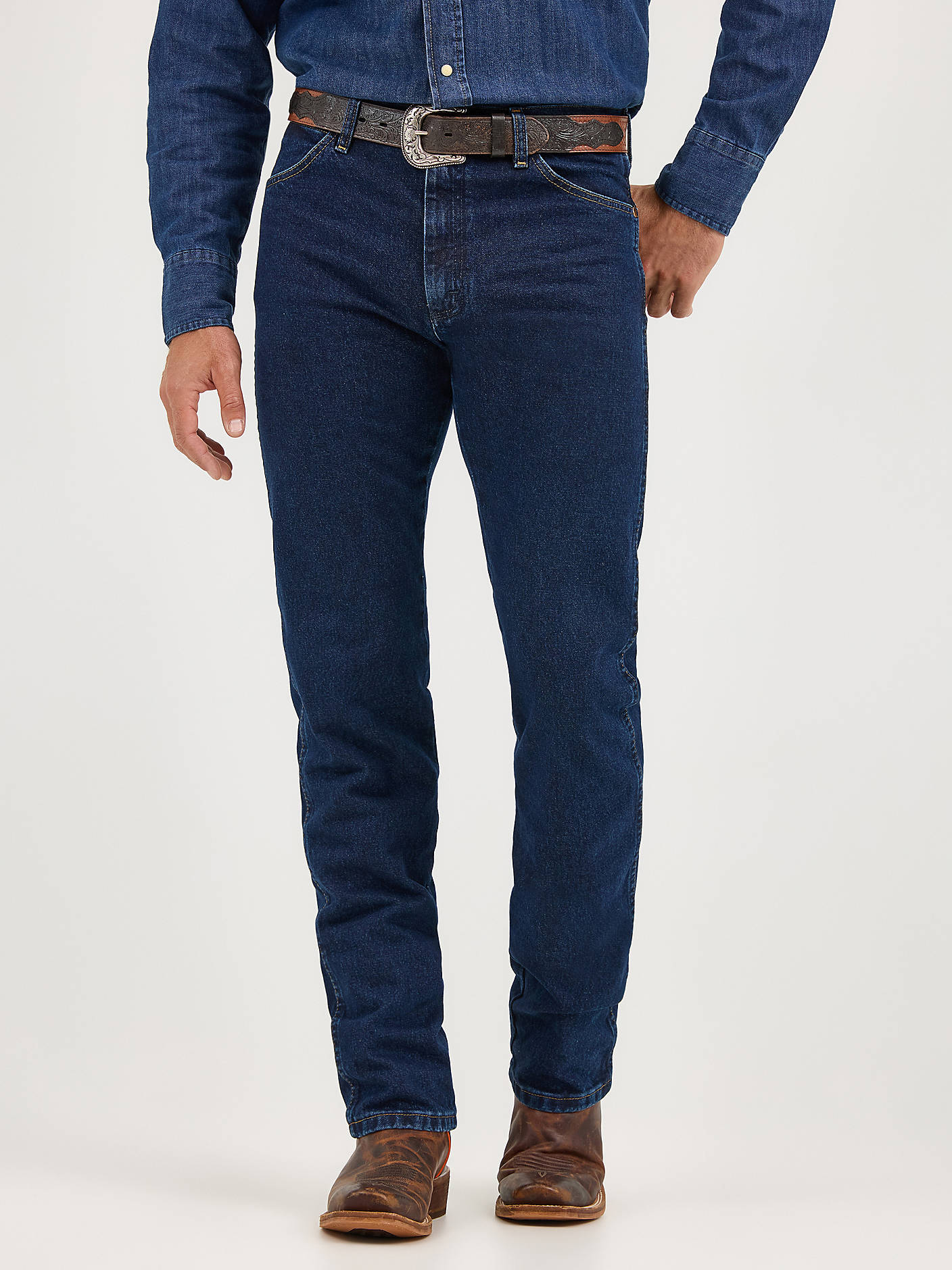 13 MWZ wrangler cowboycut dark stone - 5