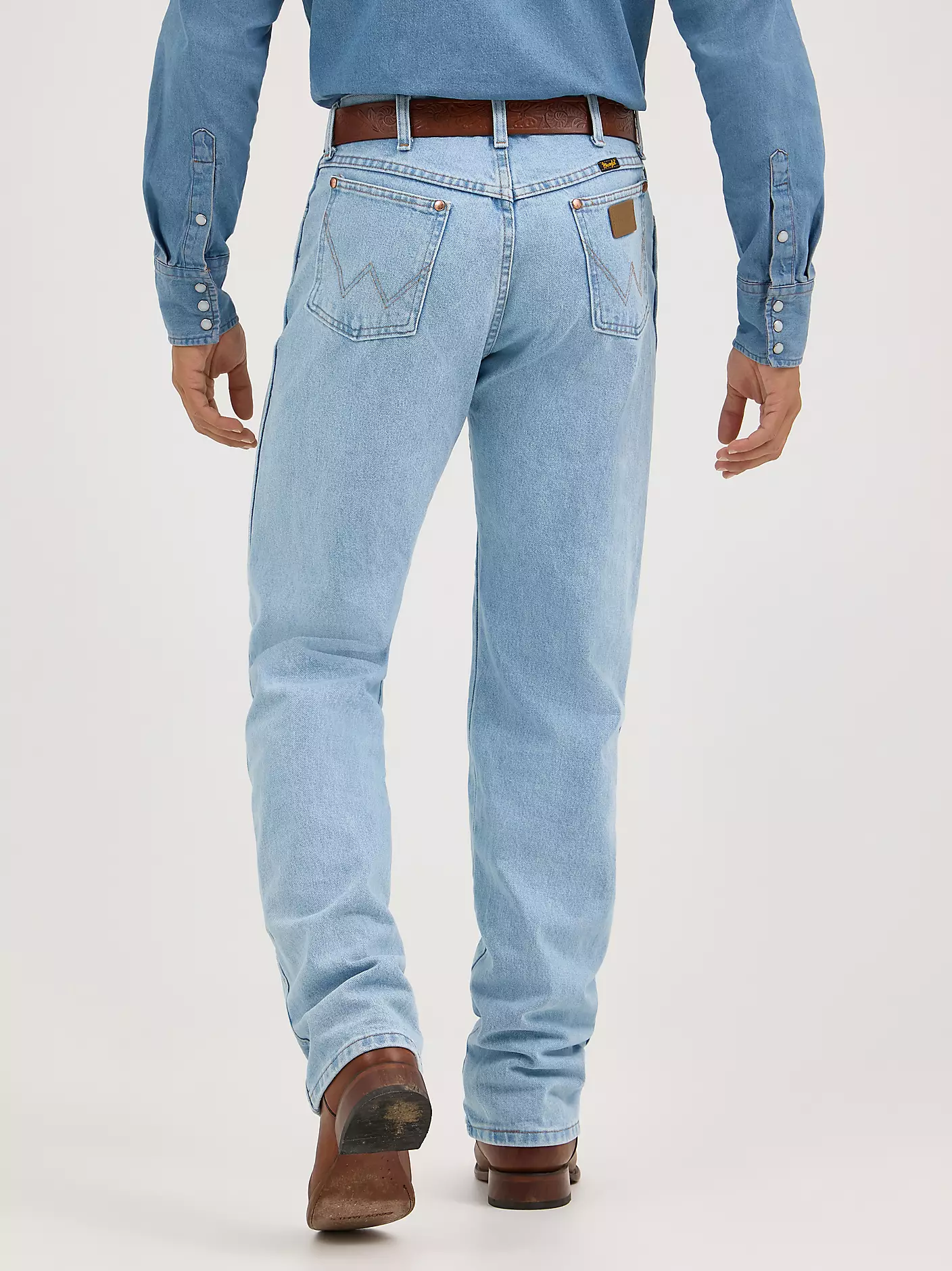 13 MWZ wrangler cowboycut bleached - 3