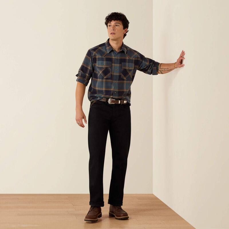 Retro Harbert Fitted Western Snap Shirt - 3