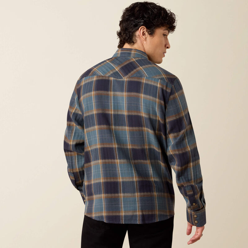 Retro Harbert Fitted Western Snap Shirt - 2