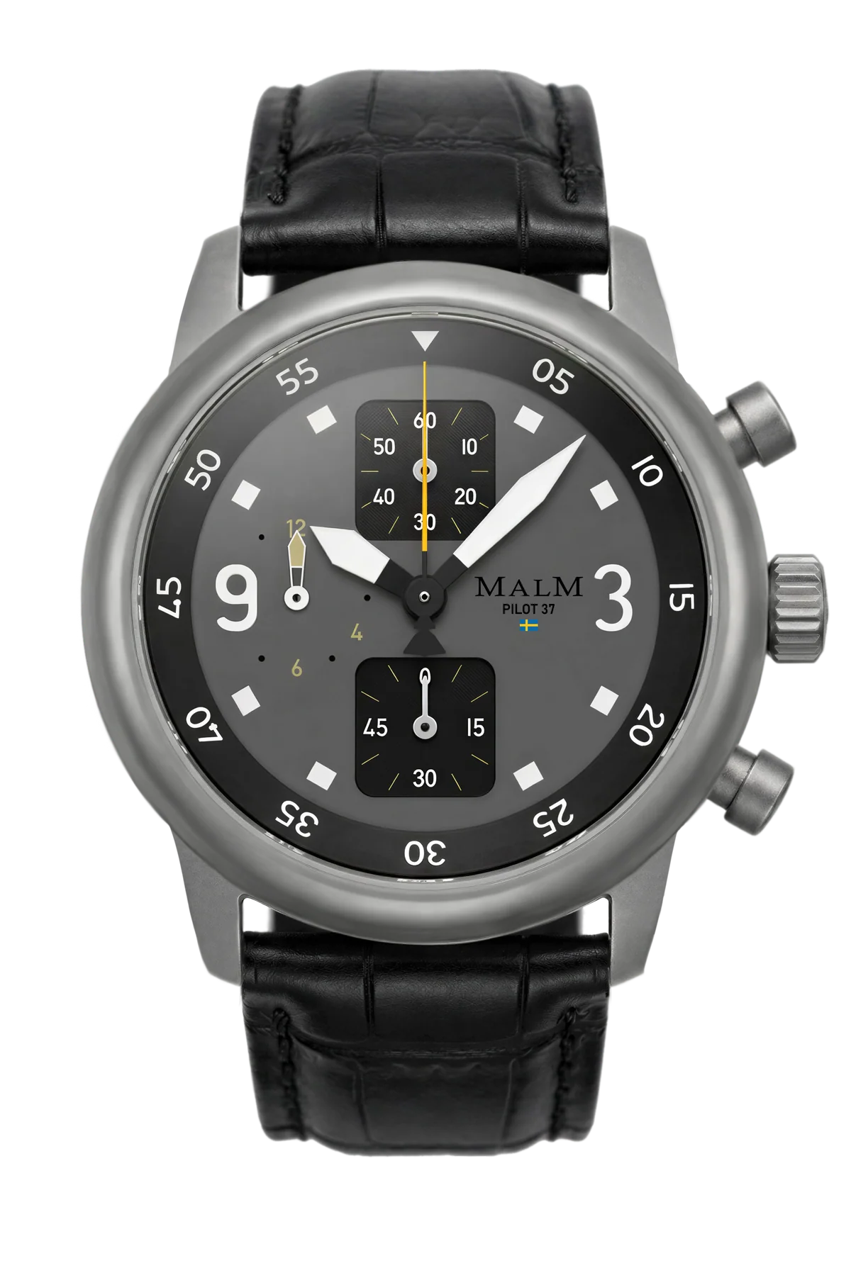 MALM Pilot 37 Chronograph Grey