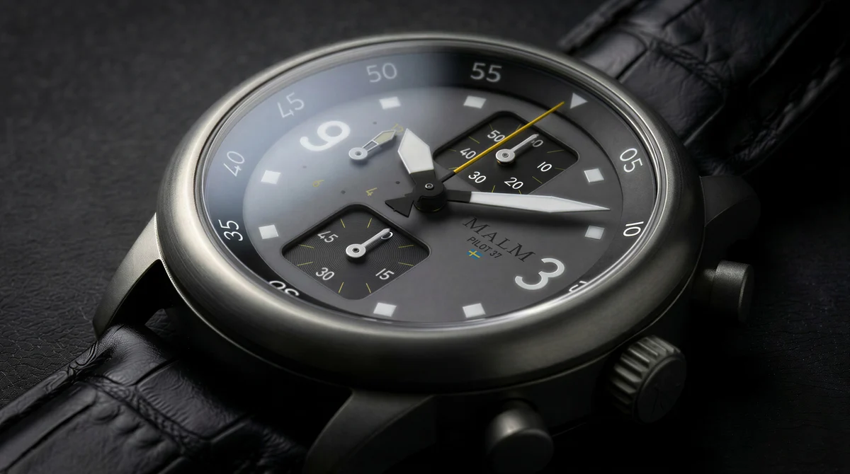 MALM Pilot 37 Chronograph Grey - 2