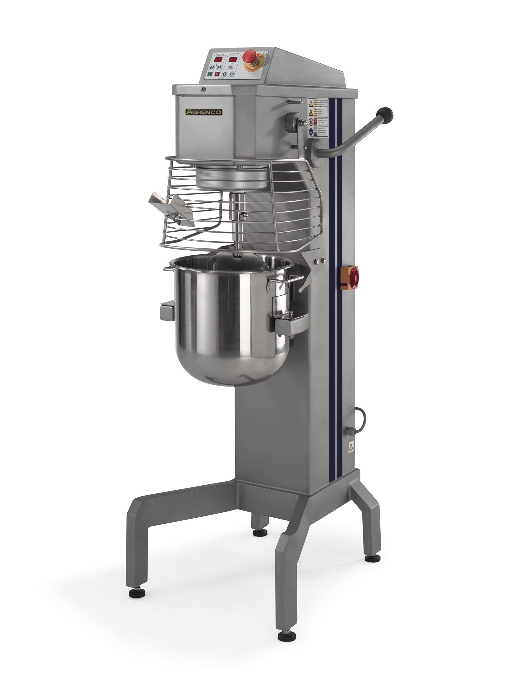 Agrenco - Blandare - AN20 - 20 liters - golvmodell - ”longbody” - 230v 1 fas - Rostfri