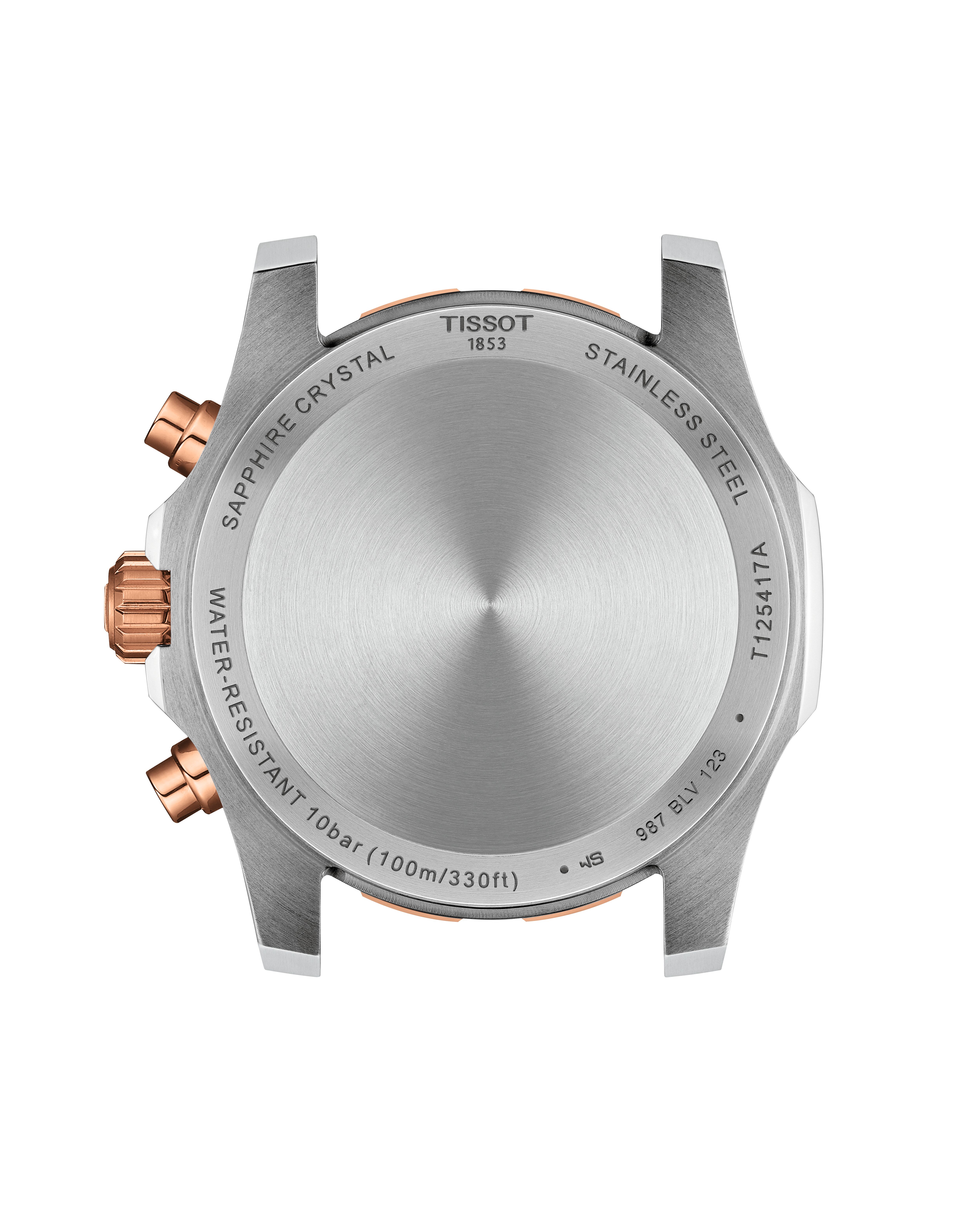 Tissot T125.417.27.051.00 T-sport Supersport Chronograph 42 svart baksida