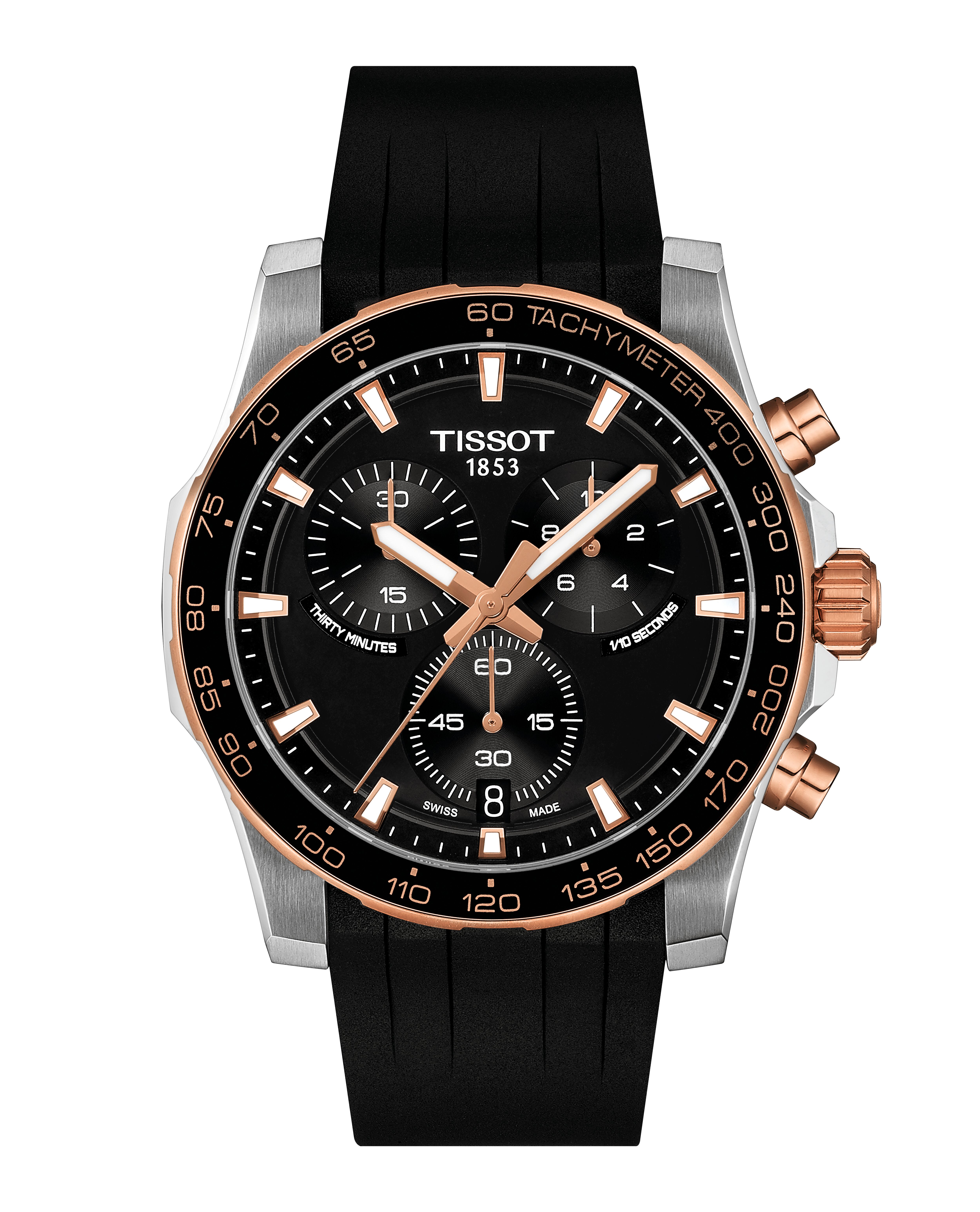 Tissot T125.417.27.051.00 T-sport Supersport Chronograph 42 svart