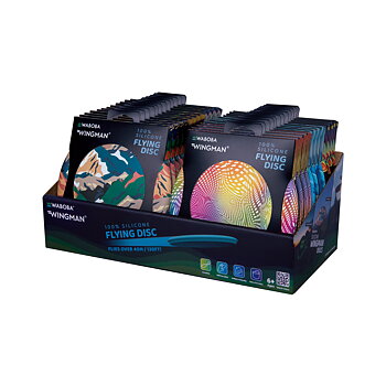 Waboba Wingman - Display med 24 frisbees