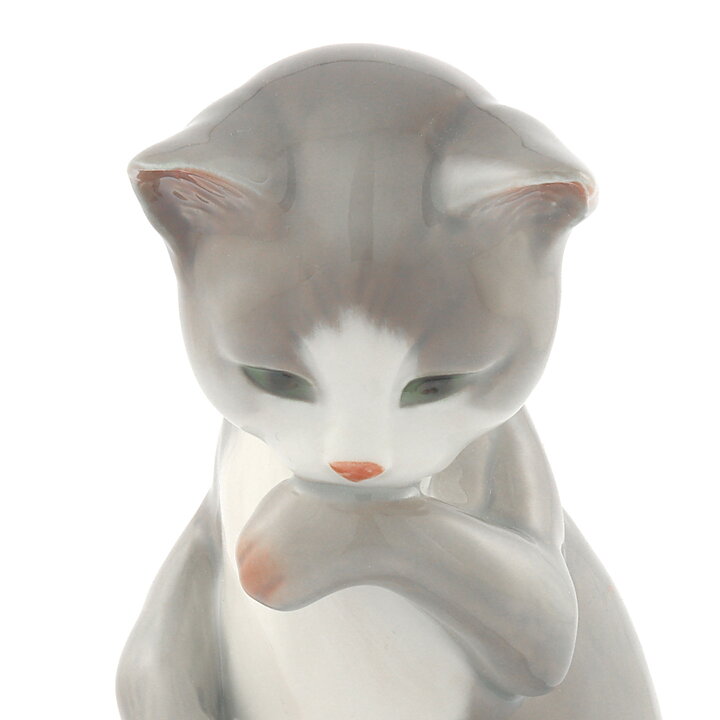 ロイヤルコペンハーゲン  立ち姿のネコ  13cm  20世紀  #516
