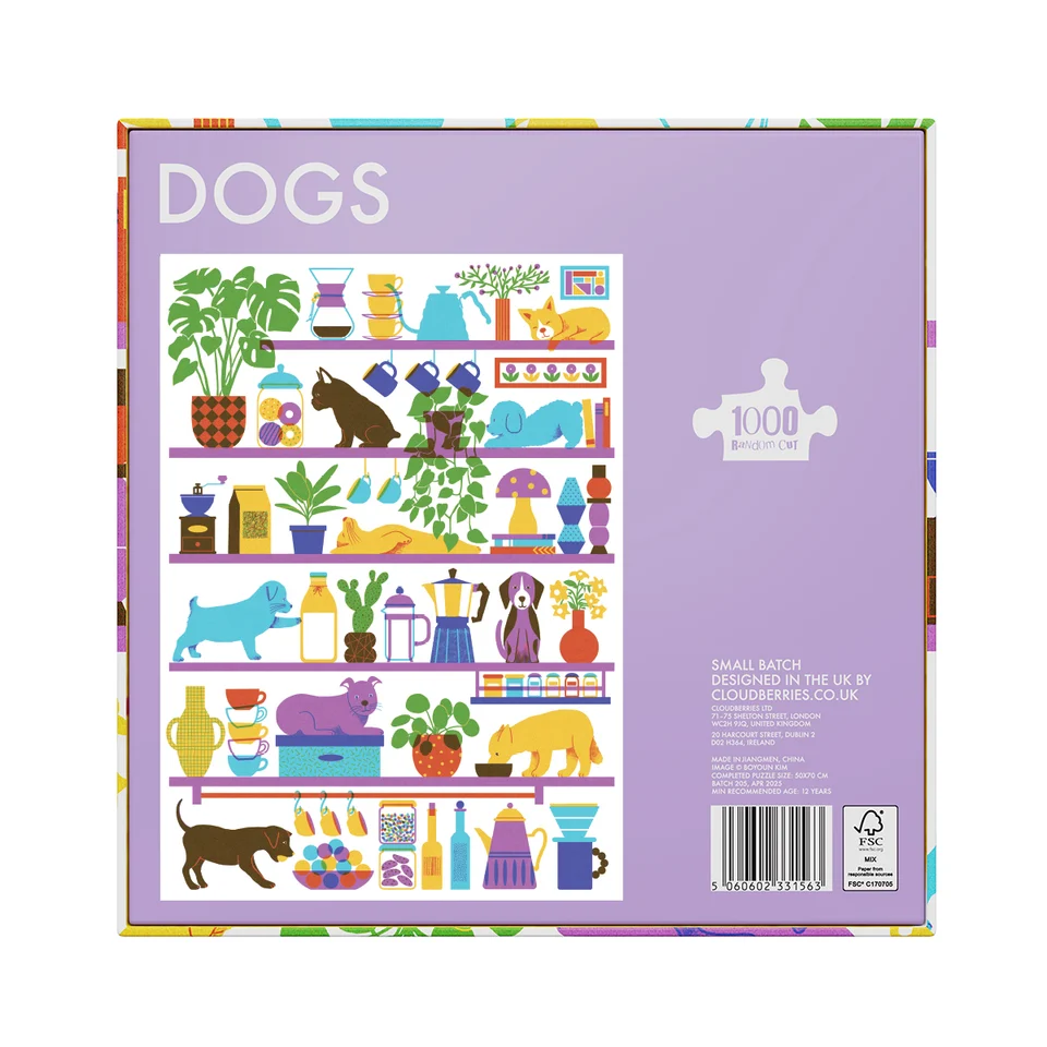 Cloudberries Dogs hundpussel – 1000 bitar - 4
