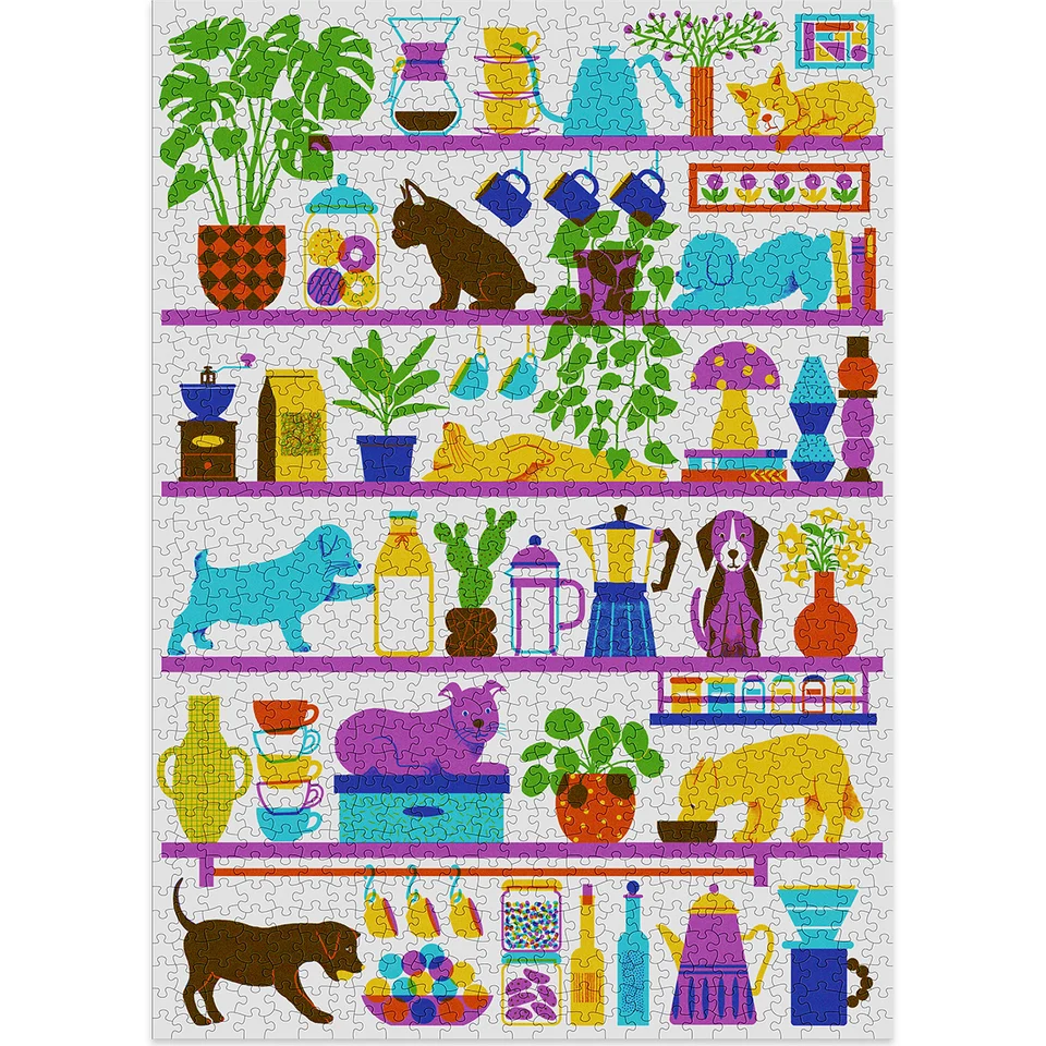 Cloudberries Dogs hundpussel – 1000 bitar - 2