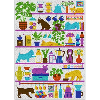 Cloudberries Dogs hundpussel – 1000 bitar
