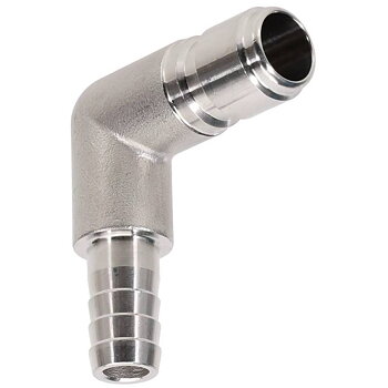QD han - 12 mm nippel, vinkel