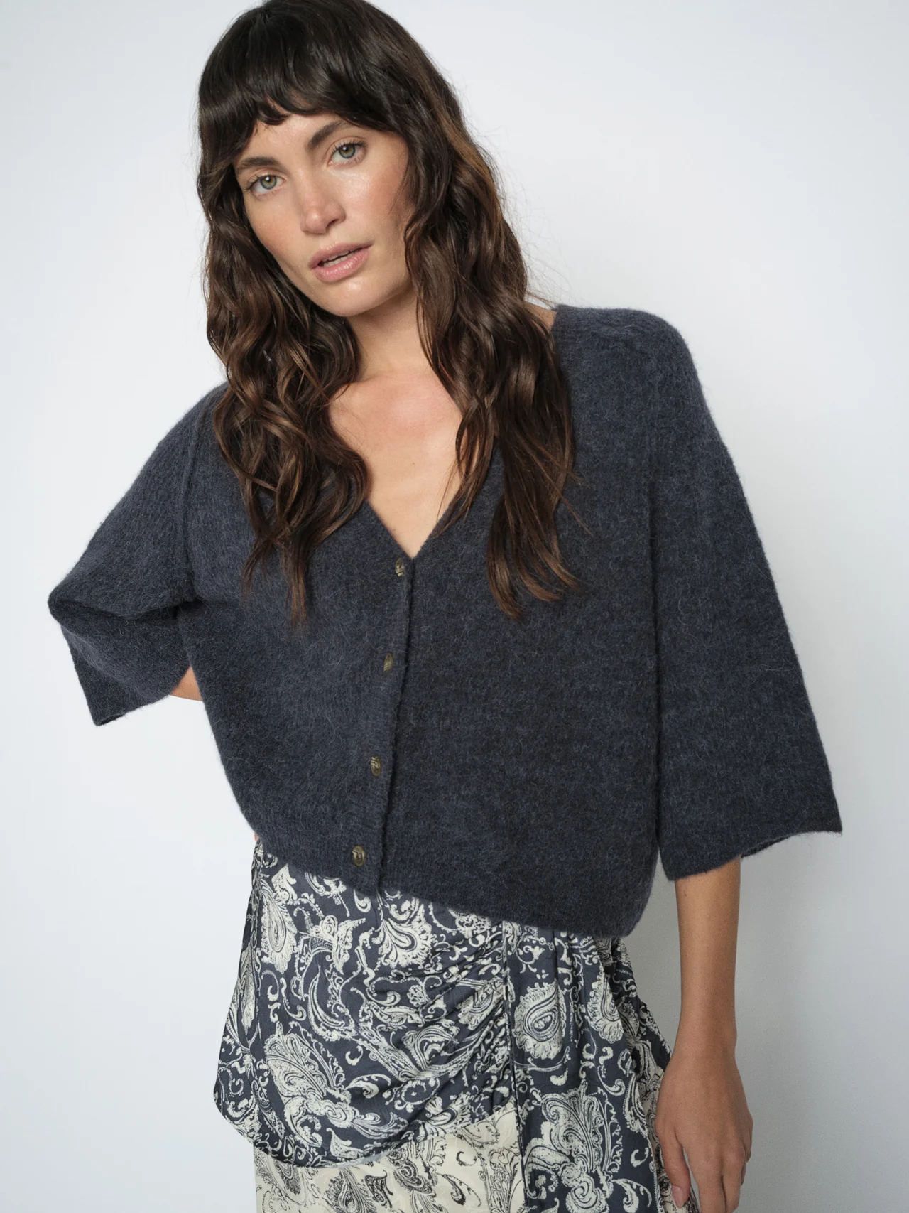 Mos Mosh Thora Lizet Stickad Cardigan - 4