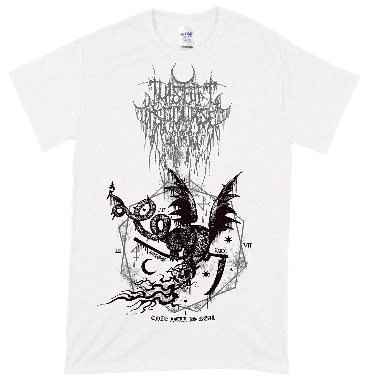 THIS GIFT IS A CURSE - White Death T-shirt