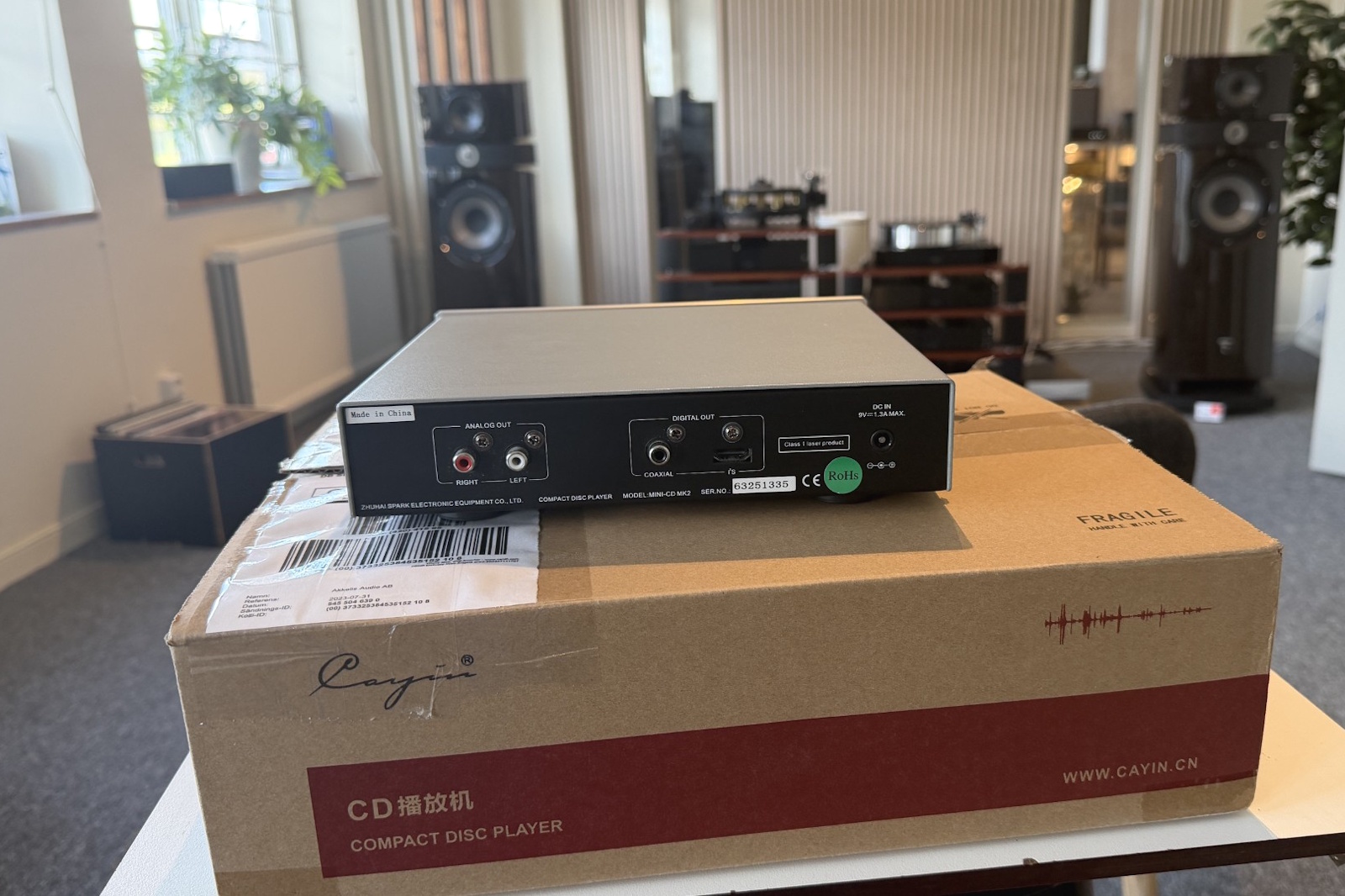 Cayin Mini-CD mk2 - cdspelare/transport - Beg - 2