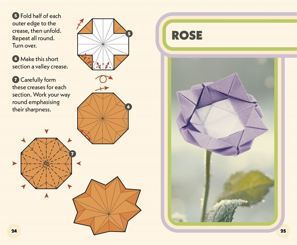 Miniask med origamiblommor – 200 pappersmodeller - 3