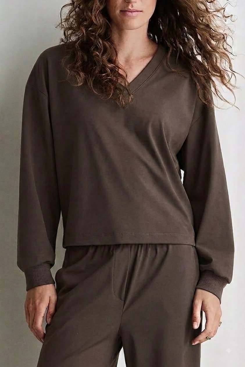 Penn & Ink NY  - Longsleeve  Tabac - 2