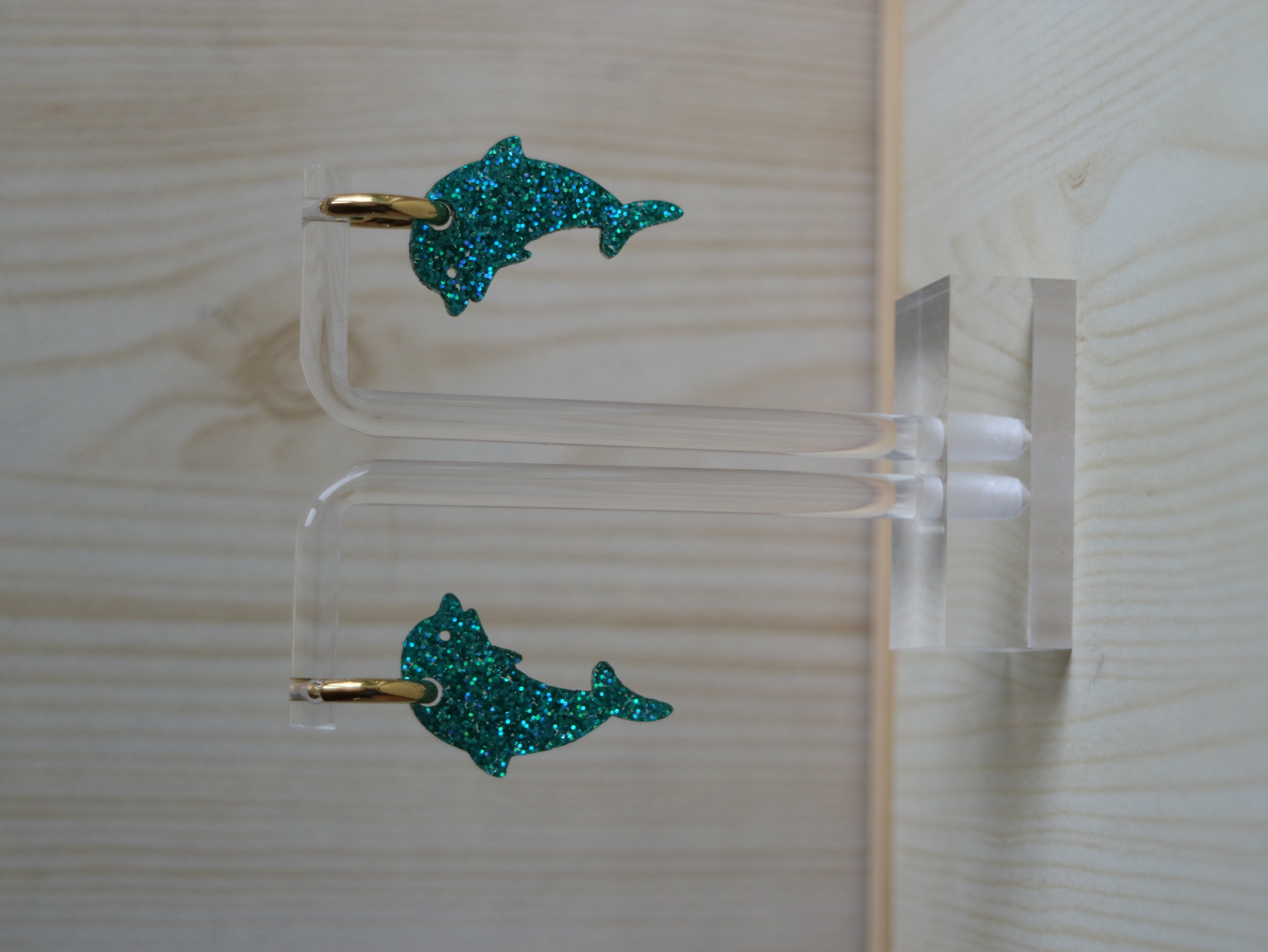 Delfin glitter hängen - 2