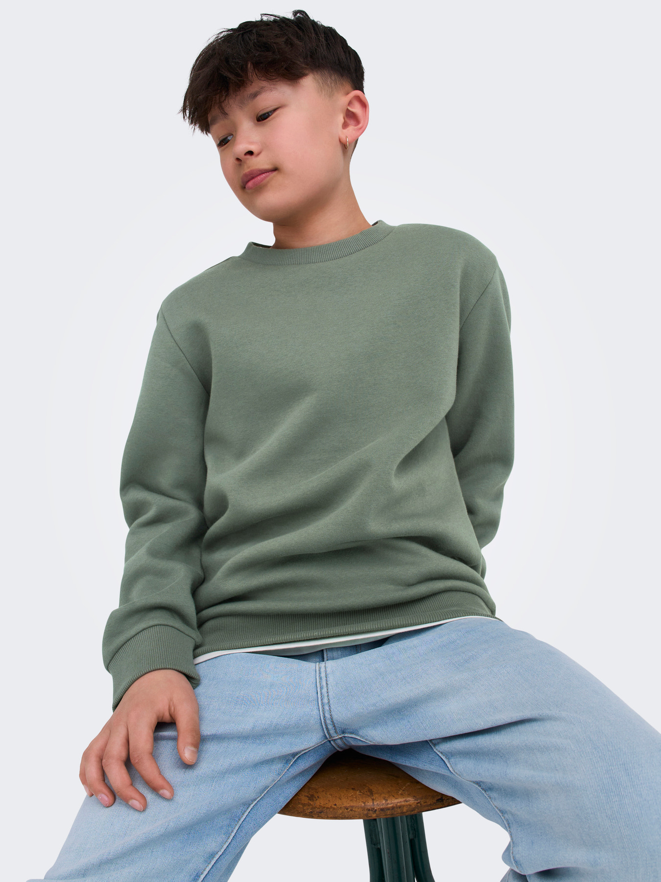 OSJCERES CREW NECK SWT NOOS Castor Gray - 5