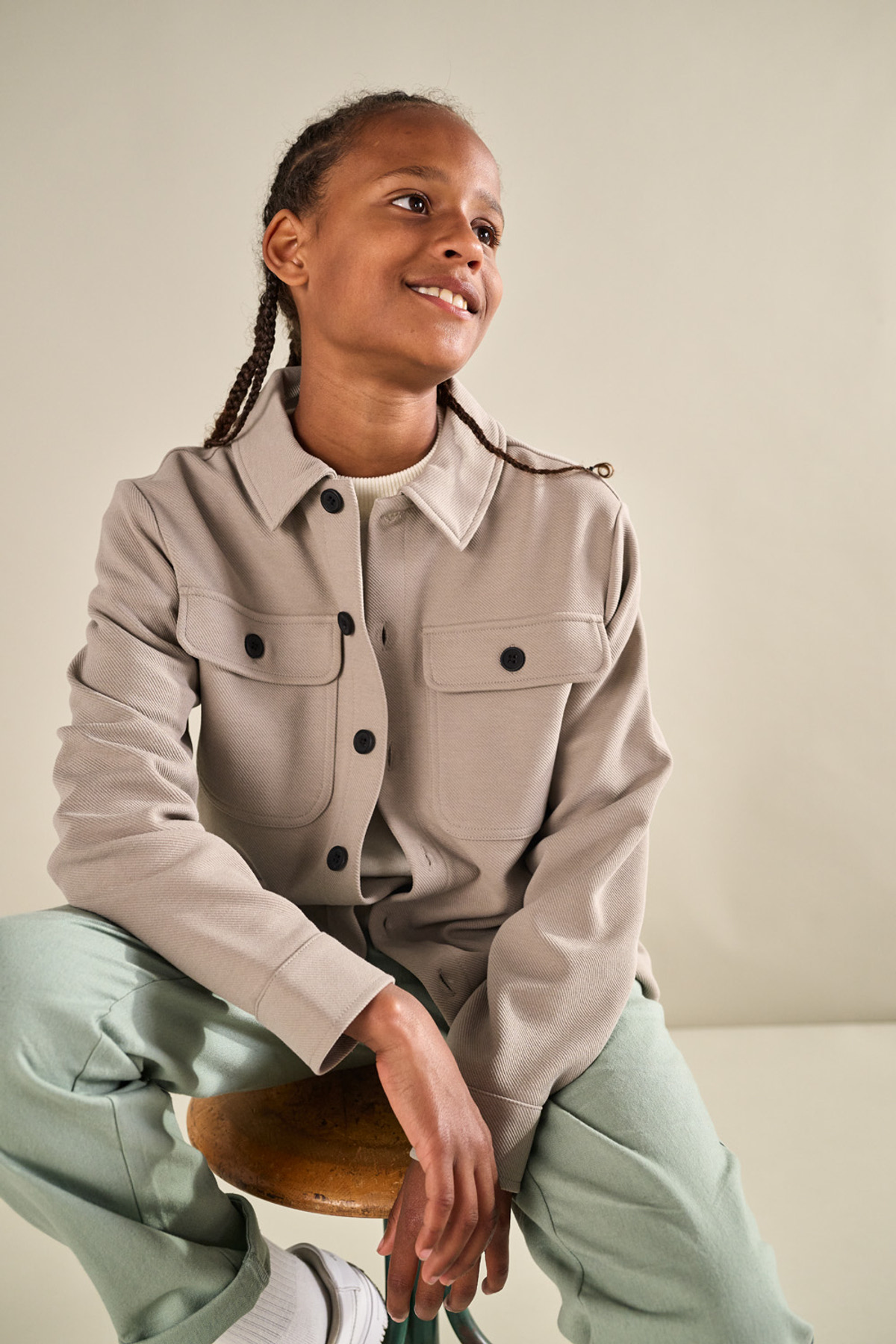 OSJNEW KODYL OVERSHIRT SWEAT SWT NOOS Vintage Khaki - 4