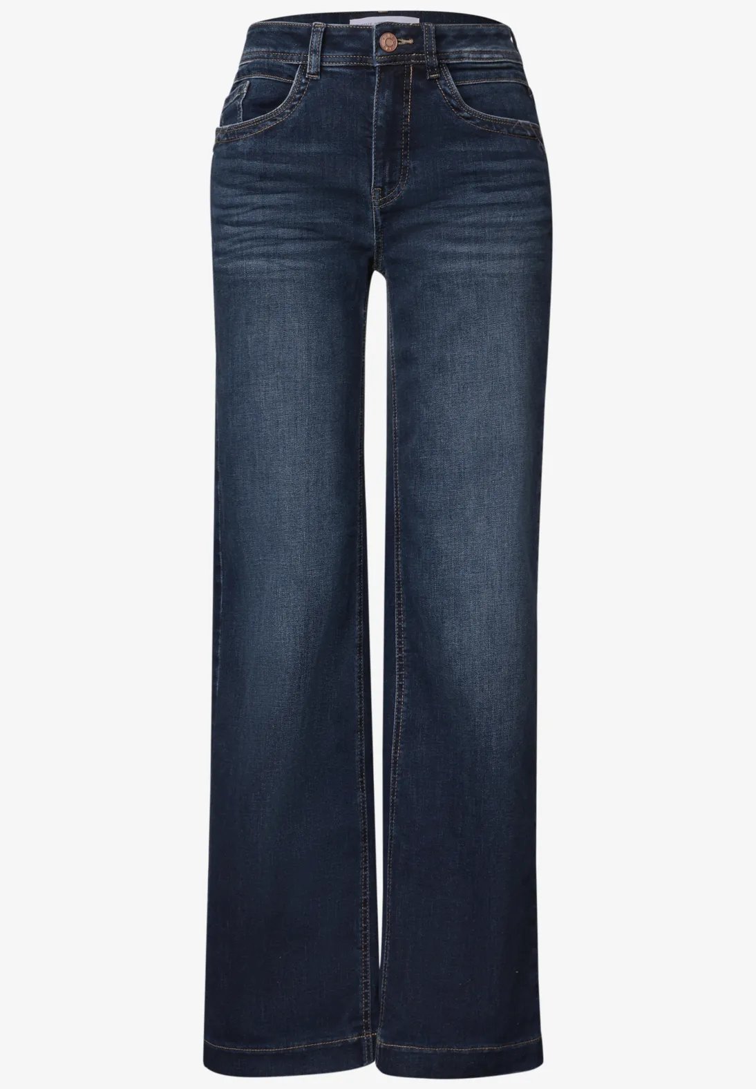 QR Emee Wide Leg - Dark Blue - Street One - 4
