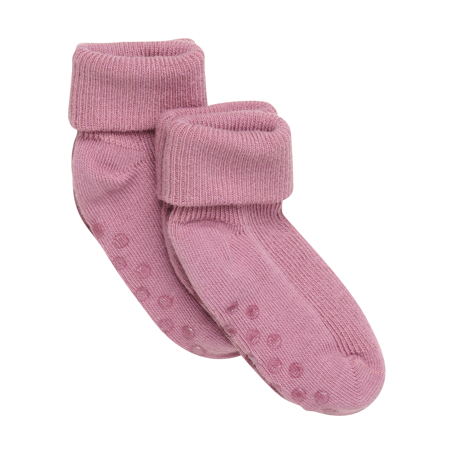 Baby rib sock w. ABS 2-pack Orchid Haze
