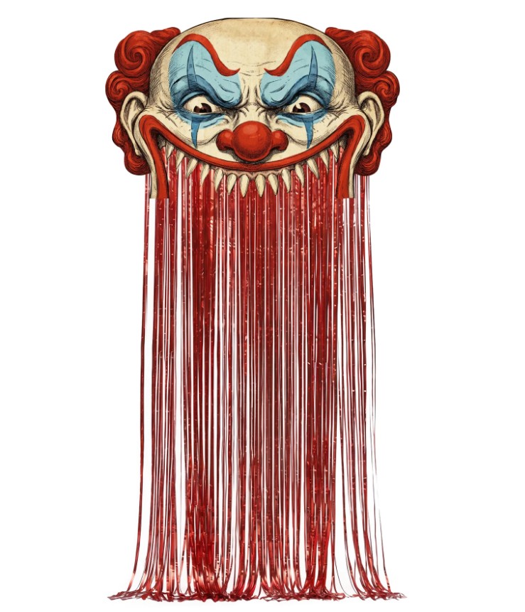 Draperi - Halloween Clown