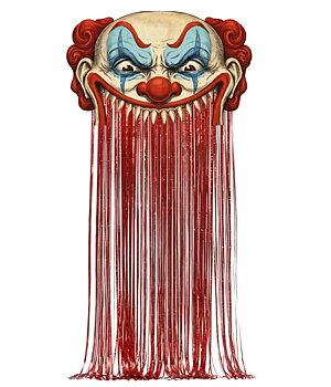 Draperi - Halloween Clown