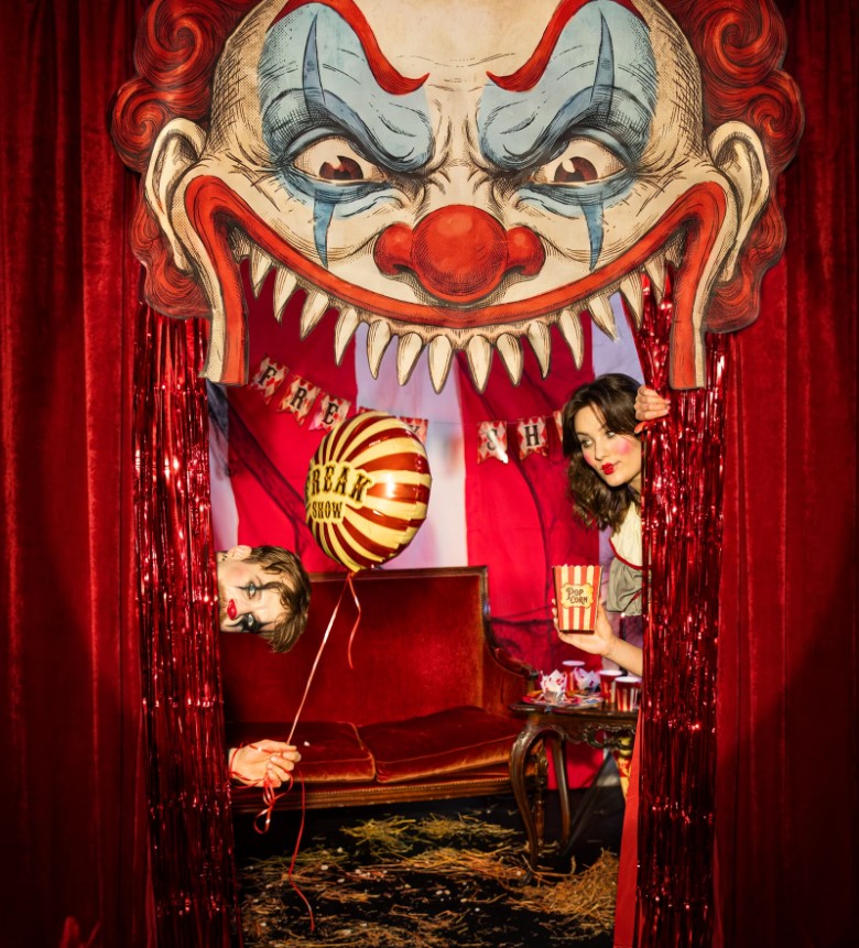 Draperi - Halloween Clown - 2