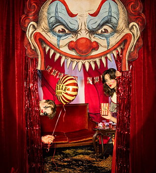 Draperi - Halloween Clown