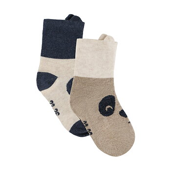 Socks w. 3D Effect 2-pack Blue Nights